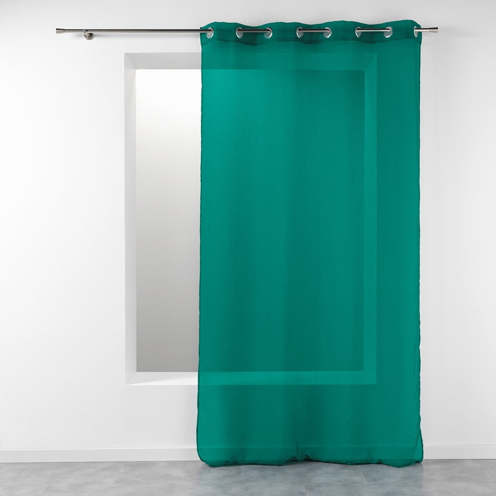 Zöld fényáteresztő függöny 140x240 cm Telma – douceur d'intérieur