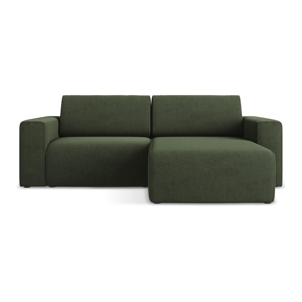 Zöld sarokkanapé (jobb oldali) Kalea – Makamii