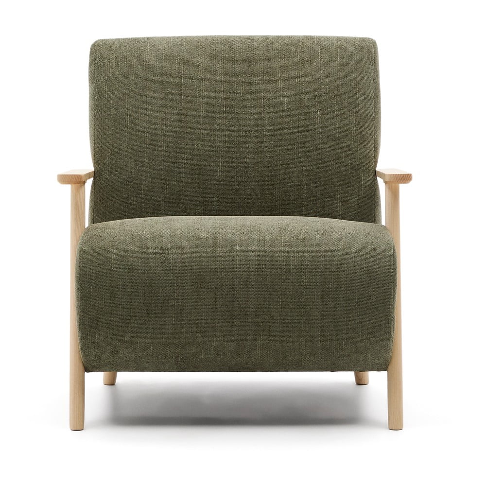 Zöld zsenília fotel Meghan – Kave Home