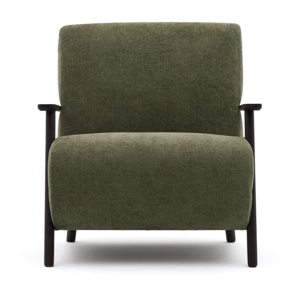 Zöld zsenília fotel Meghan – Kave Home