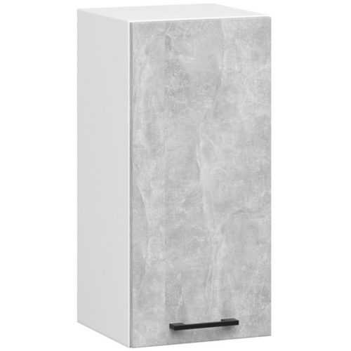 Konyhaszekrény OLIVIA W30 H580 - fehér/beton. Akord