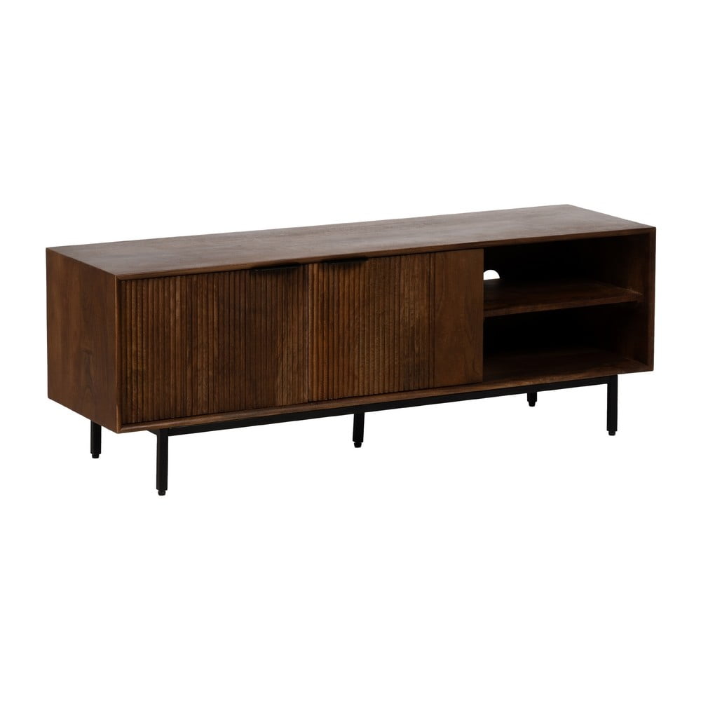Barna mangófa TV-állvány 140x50x40 cm Sagara – Ixia