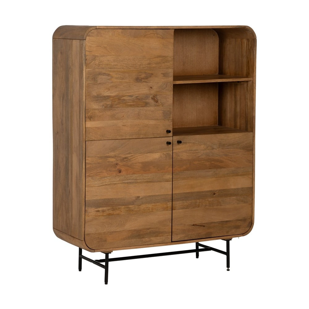 Barna mangófa szekrény 110x140x40 cm Kaya – Ixia
