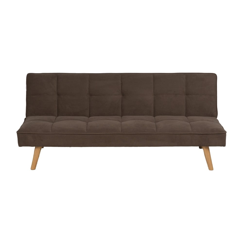 Barna zsenília kinyitható kanapé 175 cm – Ixia