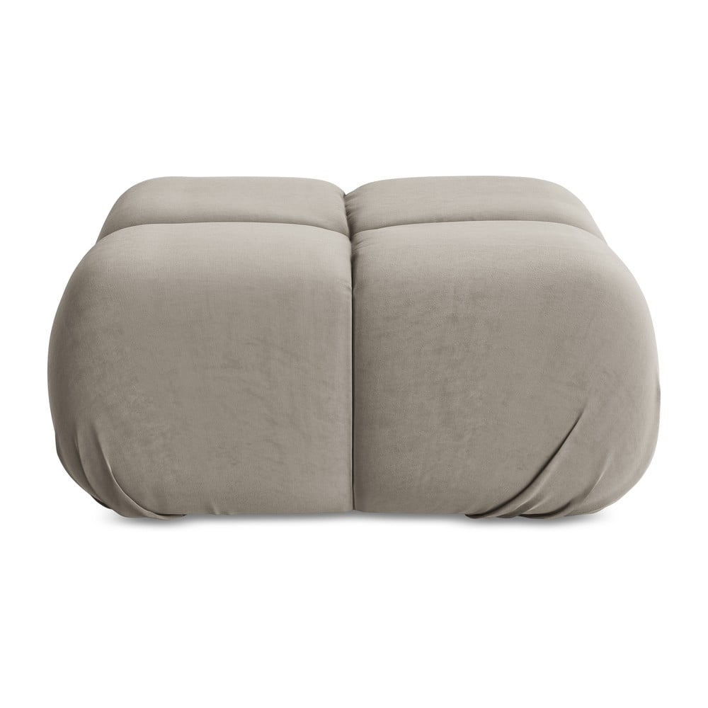 Bézs bársony moduláris lábtartó Lokua – Makamii