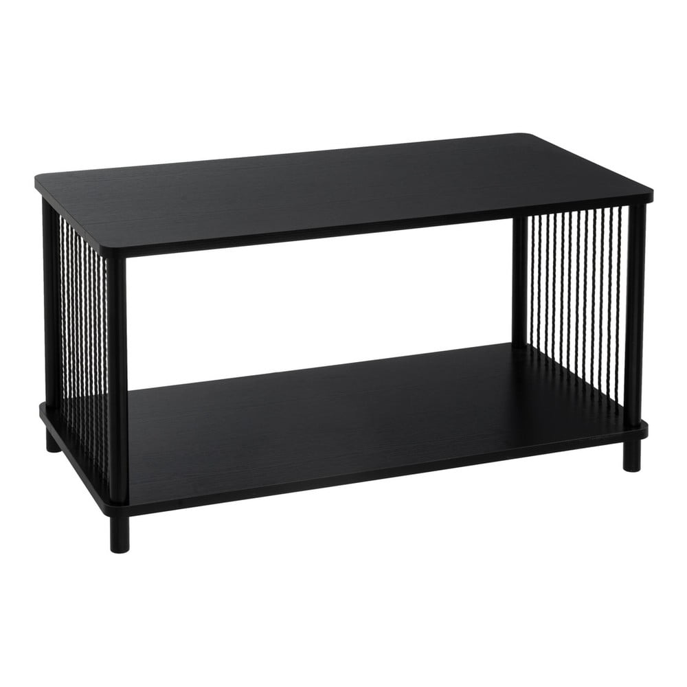 Fekete dohányzóasztal 40x80 cm Manila – Casa Selección