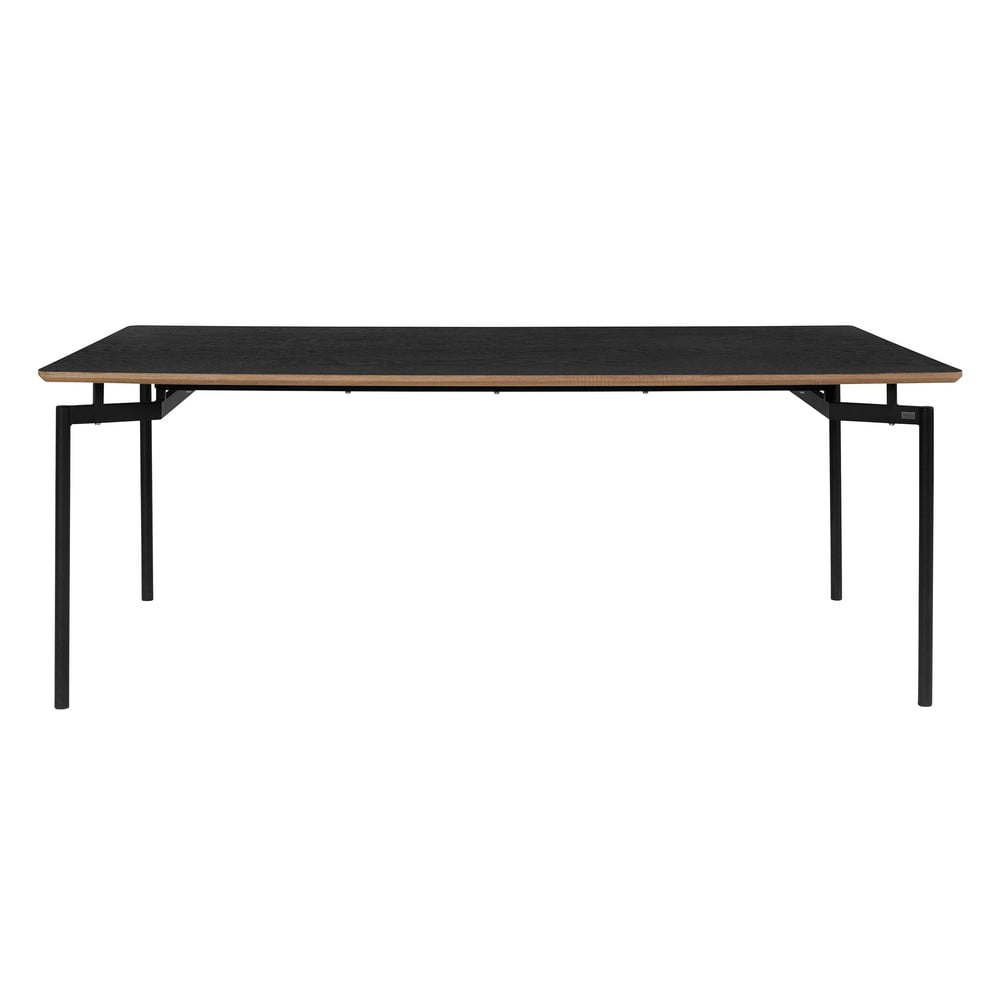 Fekete étkezőasztal 100x200 cm Alto – Støraa