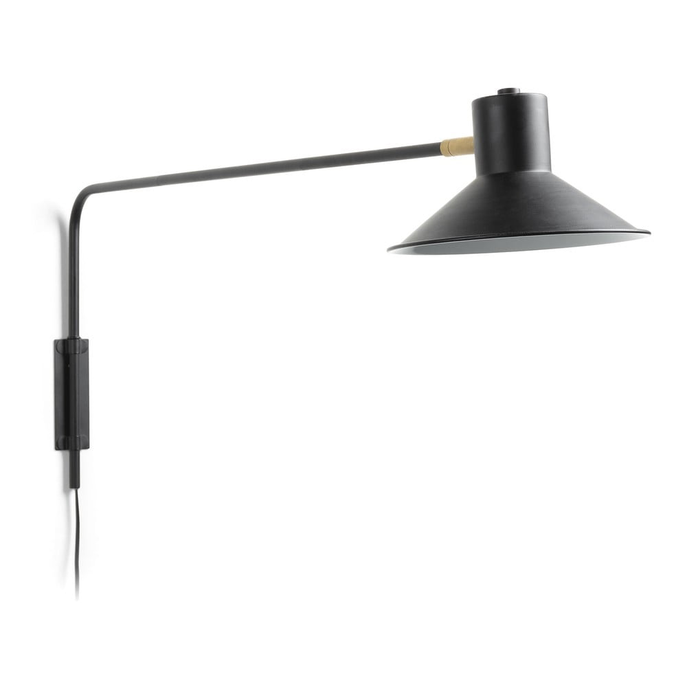 Fekete fali lámpa ø 20 cm Aria – Kave Home
