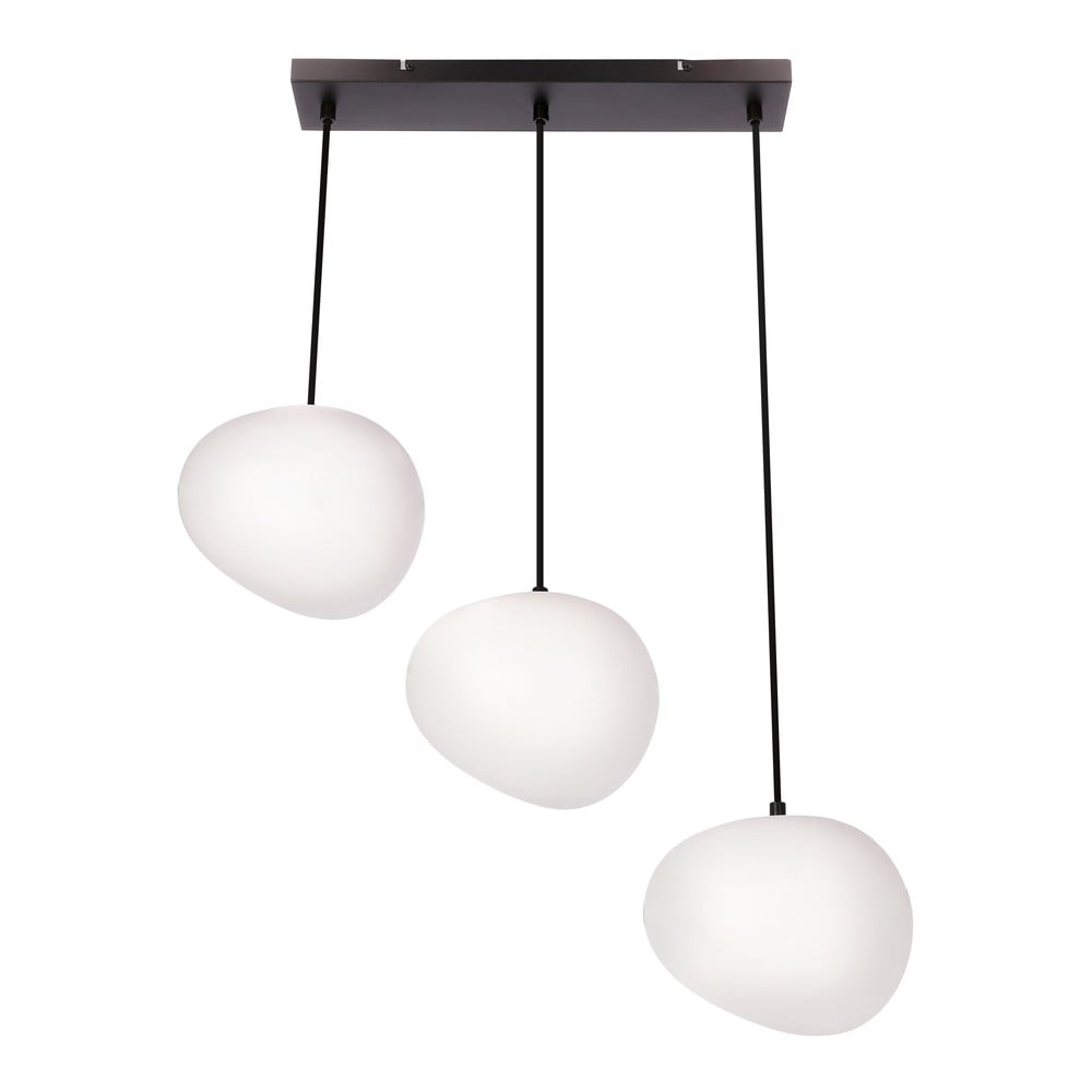 Fekete-fehér függőlámpa Stones – Candellux Lighting