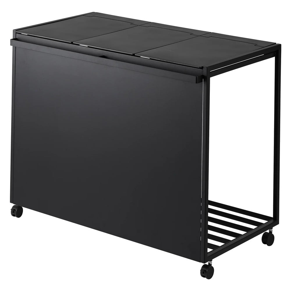 Fekete fém szelektív szemetes Tower – YAMAZAKI