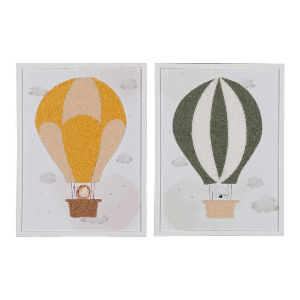 Gyerek kép készlet 2 db-os 30x40 cm Balloon – Ixia
