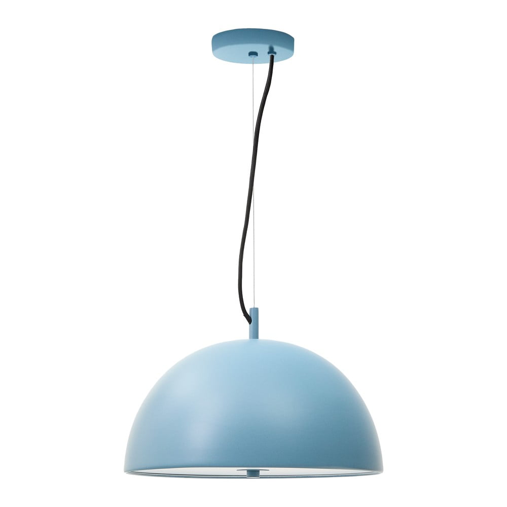 Kék függőlámpa fém búrával ø 39