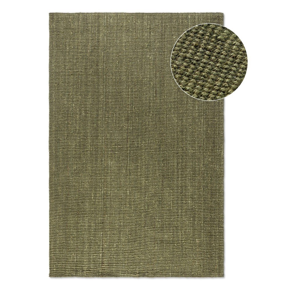 Khaki juta szőnyeg 120x170 cm Bouclé – Hanse Home