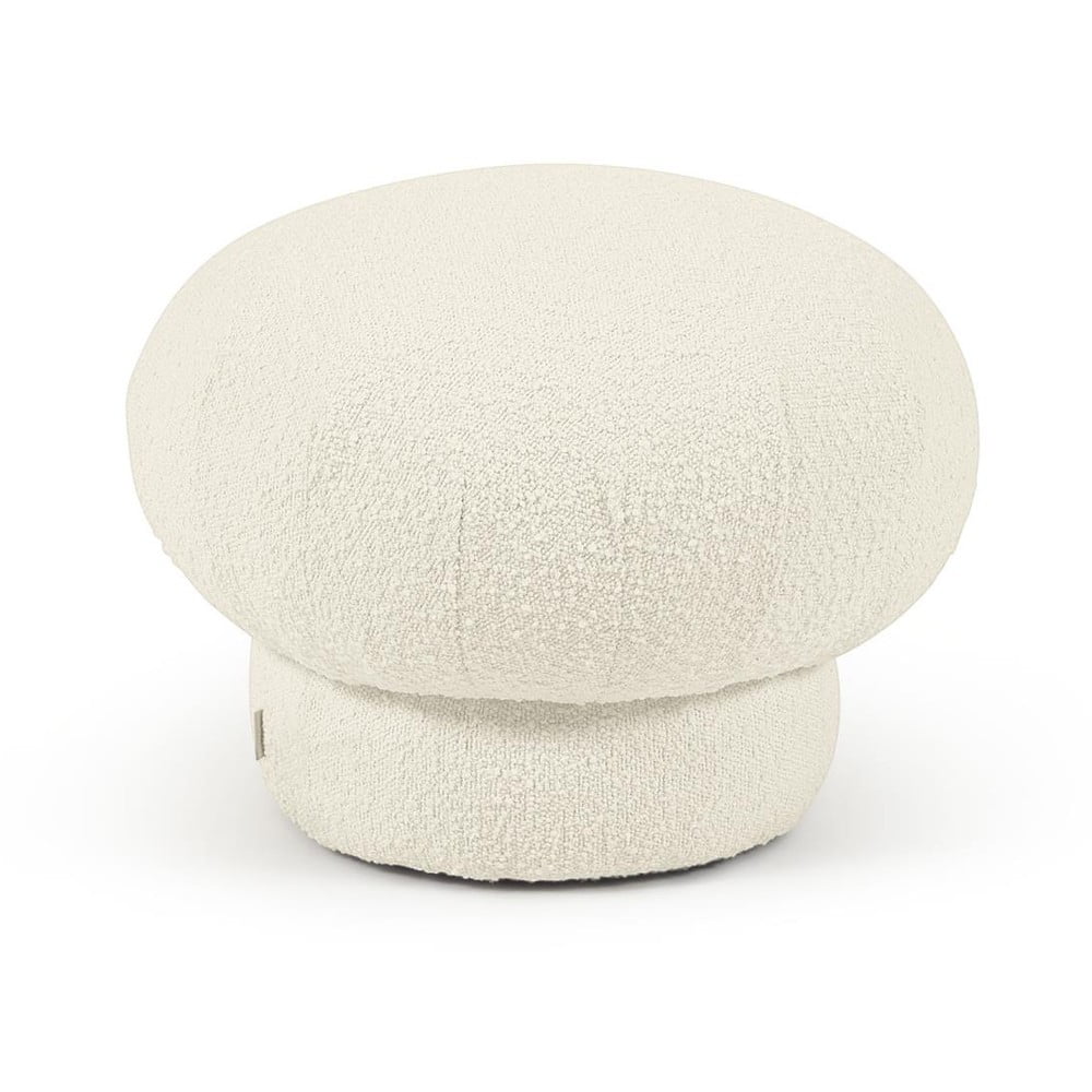 Krémszínű buklé puff Sarisha – Kave Home