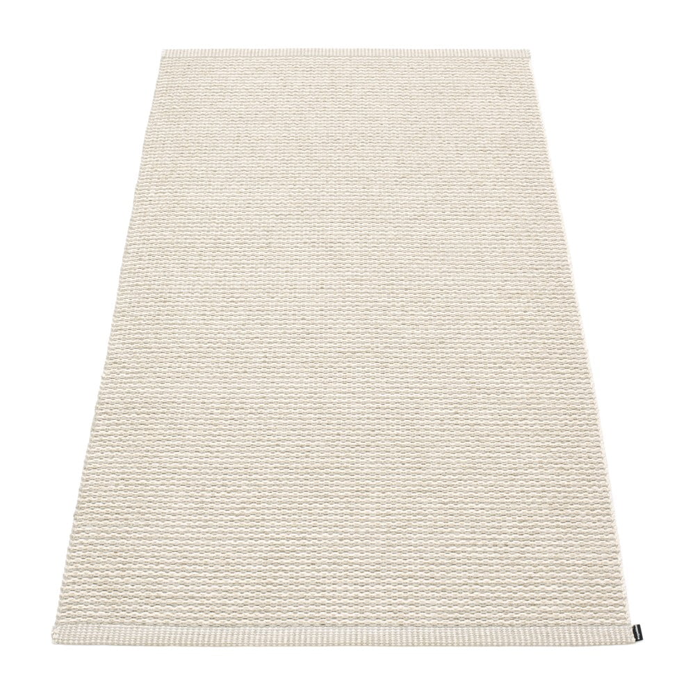 Krémszínű kültéri-beltéri szőnyeg 85x160 cm Mono Linen Vanilla – Pappelina