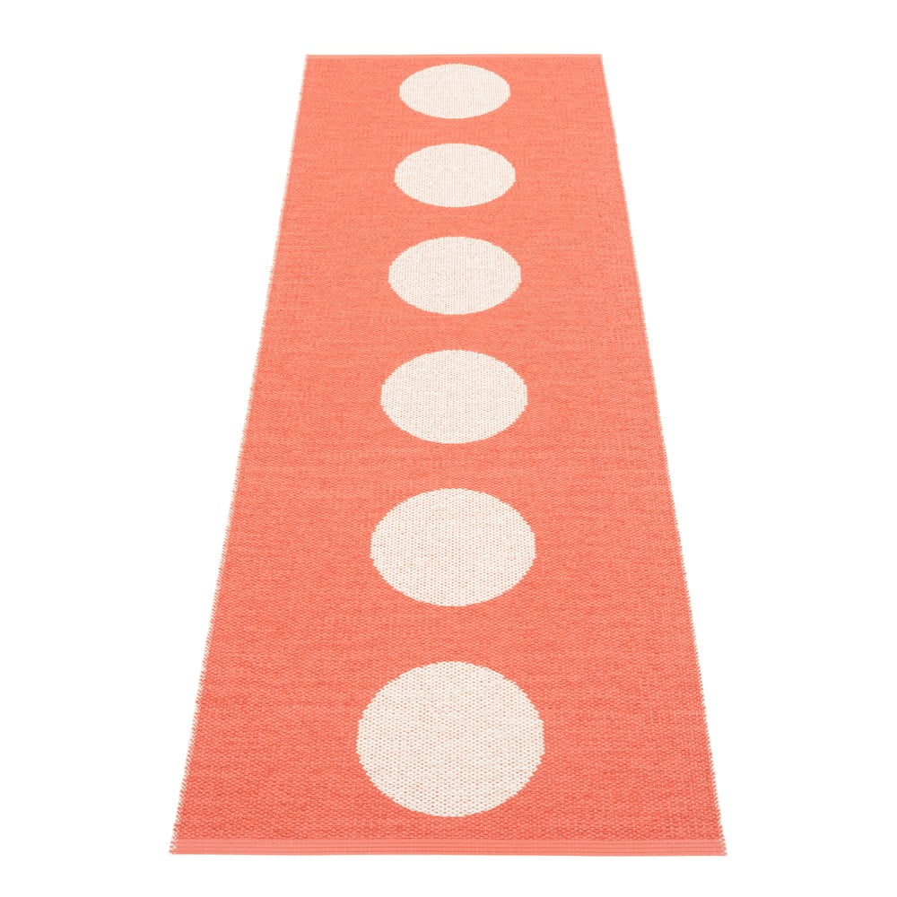 Lazacszínű kültéri-beltéri futószőnyeg 70x225 cm Vera Flamingo – Pappelina