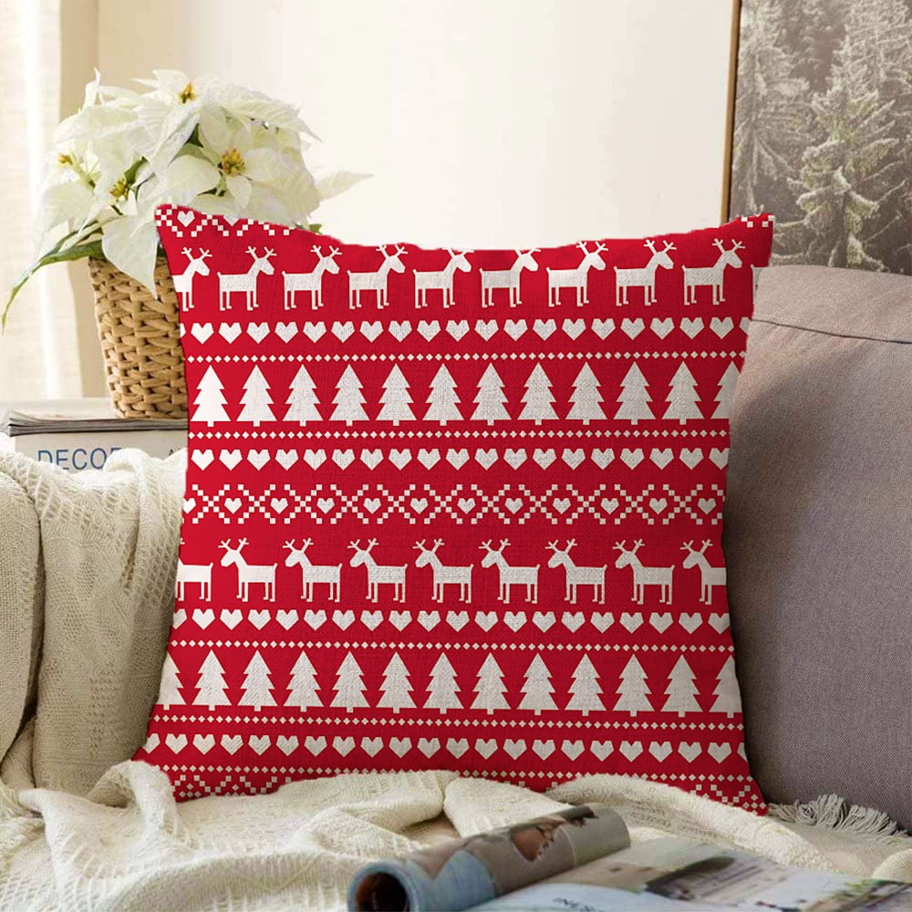 Merry Christmas karácsonyi zsenília párnahuzat