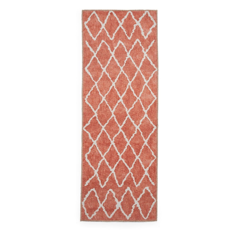 Narancssárga mosható futószőnyeg 61x170 cm Coral Orange – Think Rugs