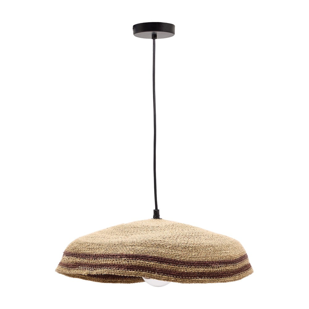 Natúr színű függőlámpa tengerifű búrával ø 44 cm Vinyola – Kave Home