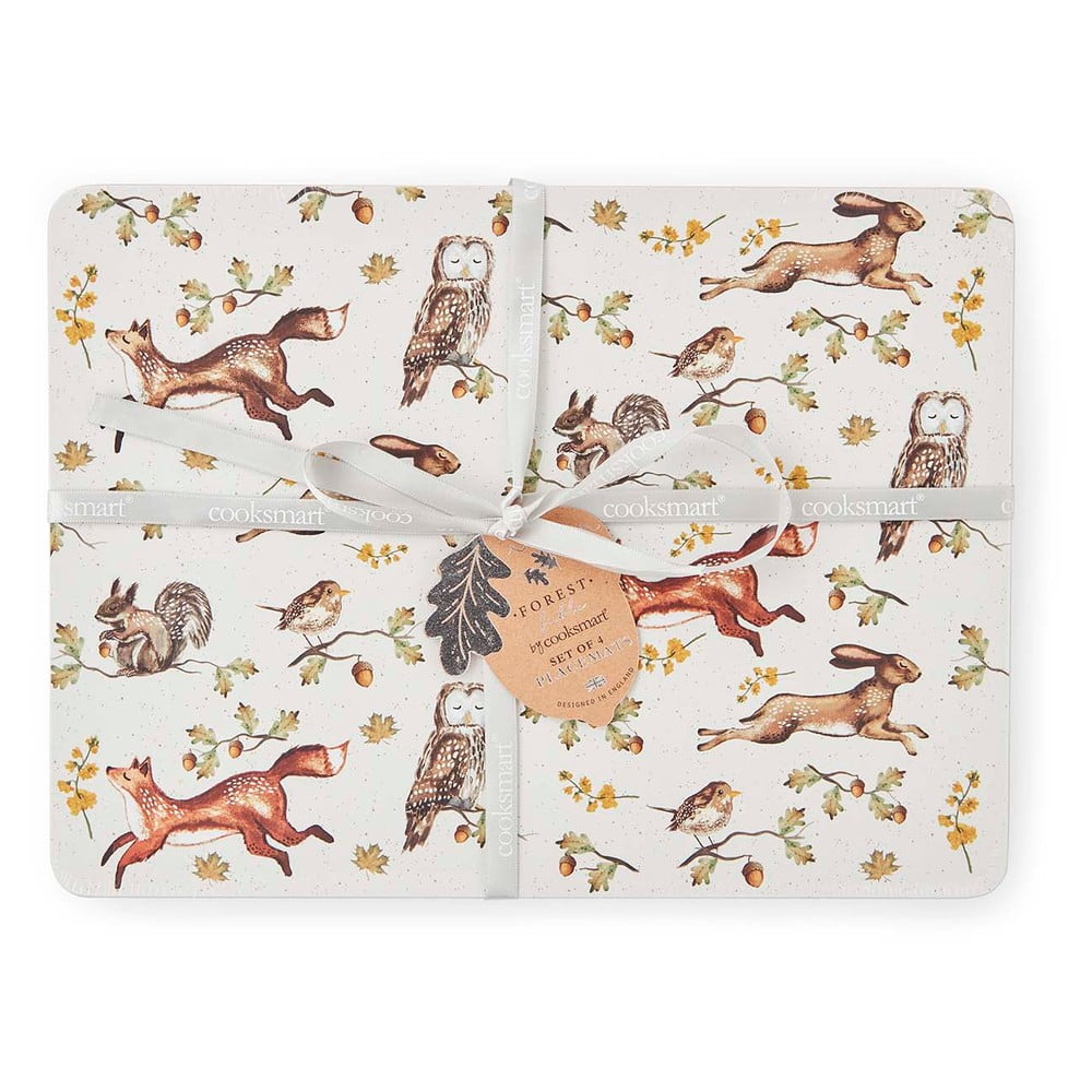 Parafa tányéralátét szett 4 db-os 27x35 cm Forest Fable – Cooksmart ®