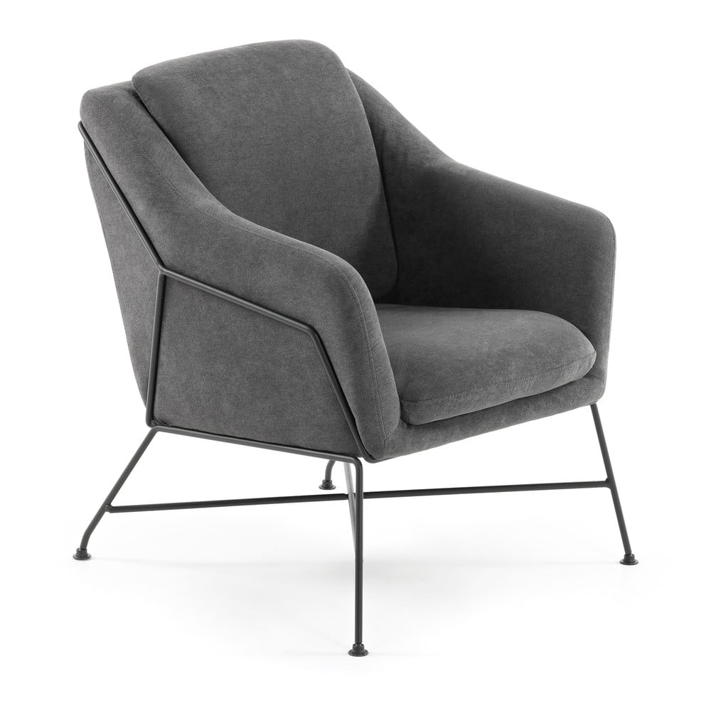 Szürke fotel Brida – Kave Home