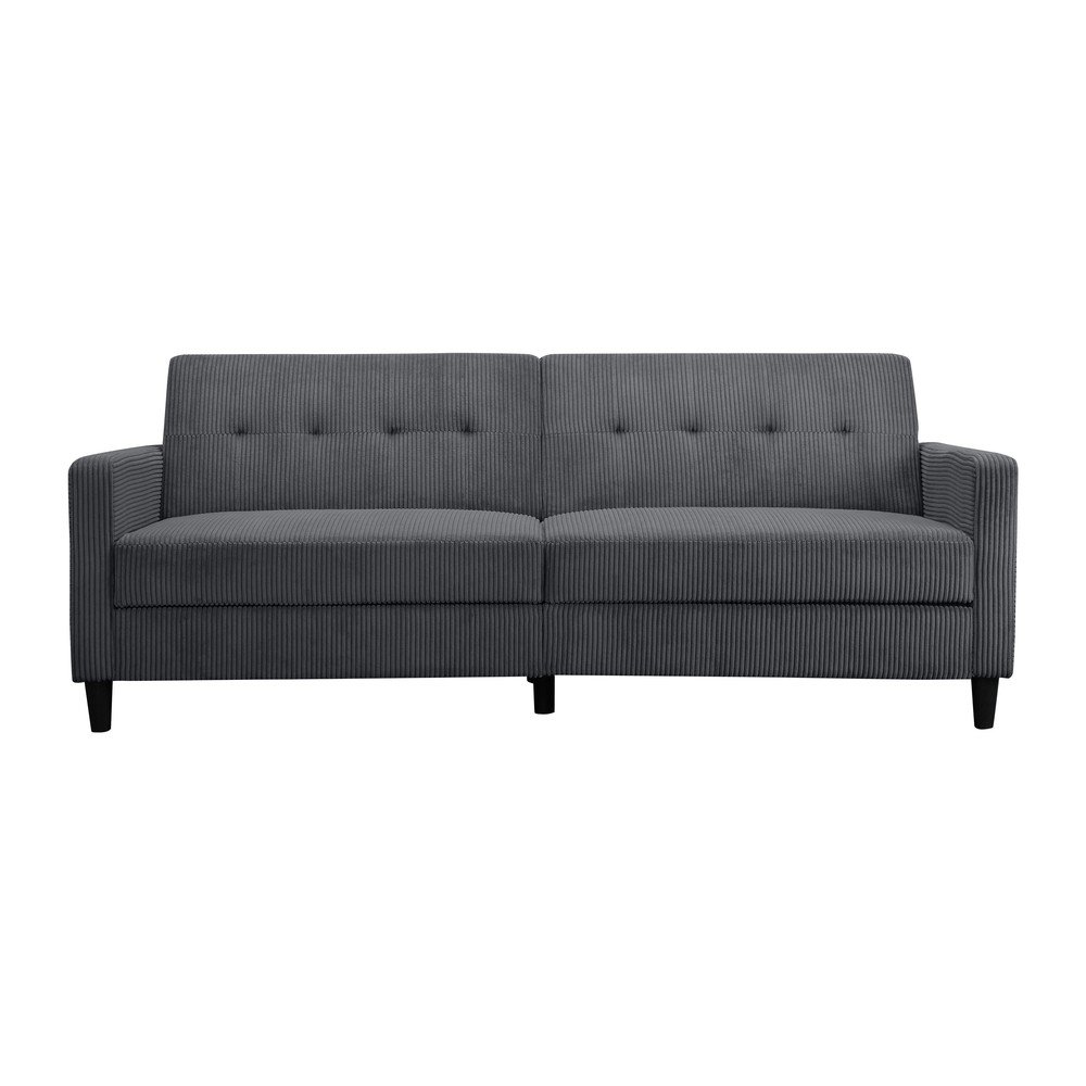 Szürke kordbársony kanapé 203 cm Hartford – Støraa