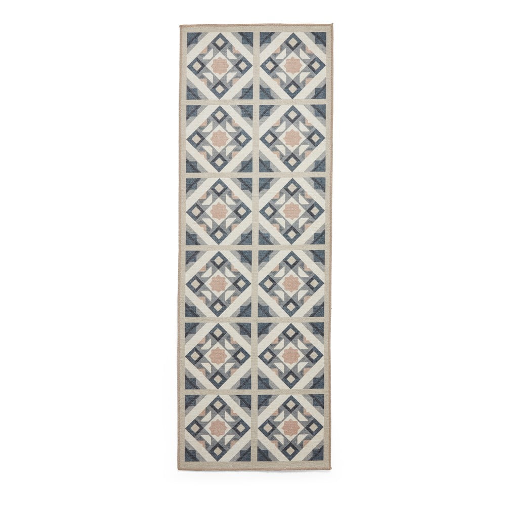 Szürke-krémszínű mosható futószőnyeg 61x170 cm Victoria Orange – Think Rugs