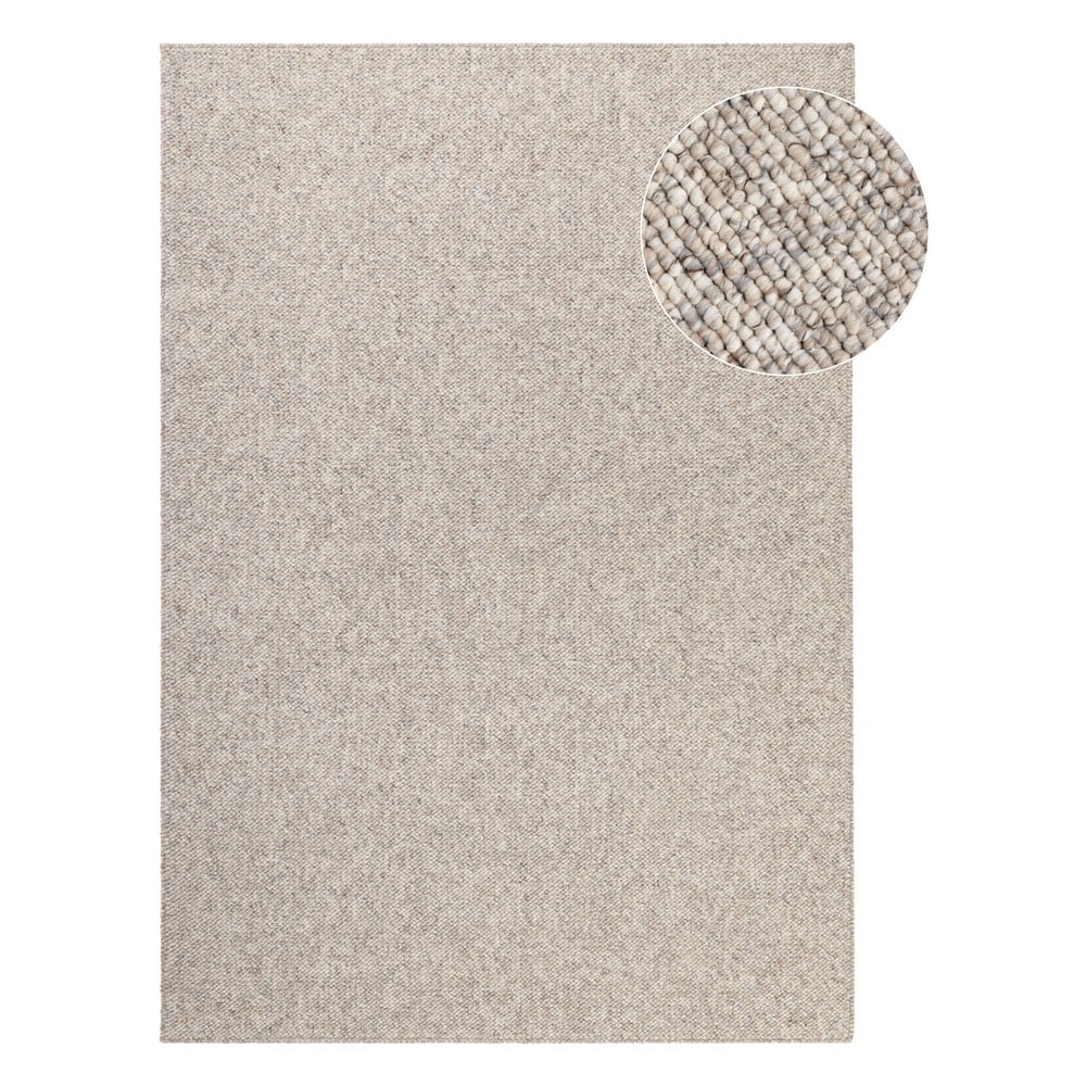 Szürke-krémszínű mosható szőnyeg 200x290 cm Rocco Dark Cream – Elle Decoration
