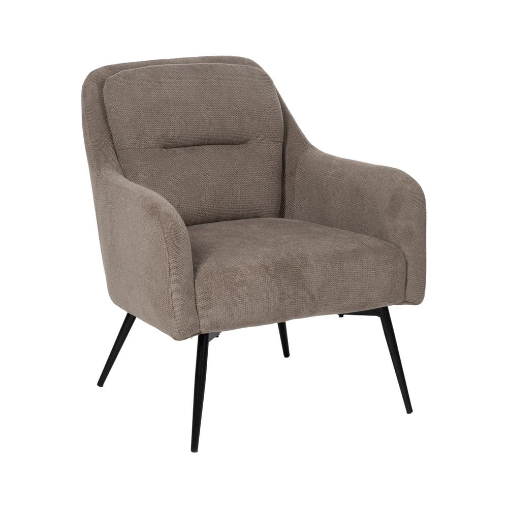 Szürkésbarna zsenília fotel Classic – Ixia