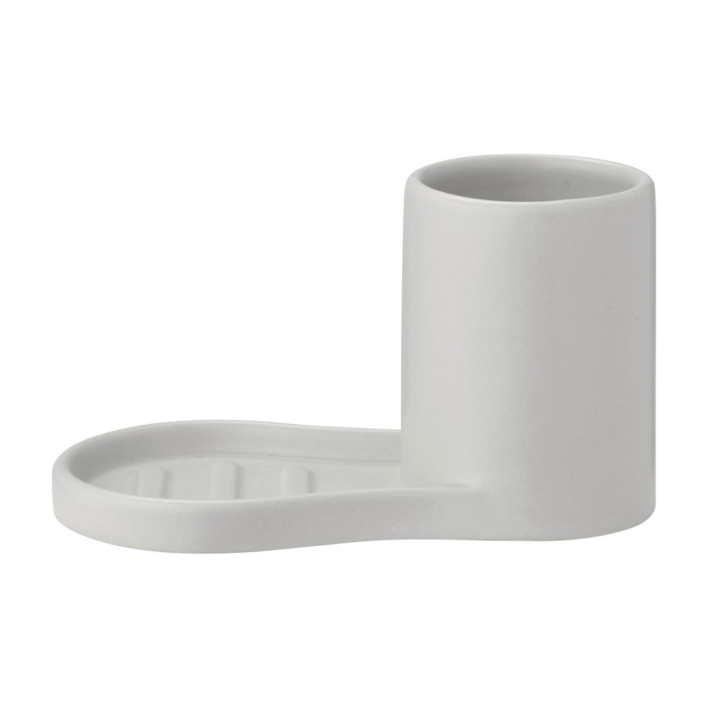 Világosszürke agyagkerámia mosogatóeszköz tartó Piro – Blomus