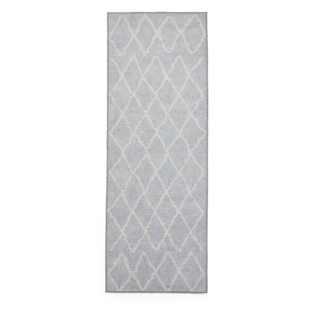 Világosszürke mosható futószőnyeg 61x170 cm Coral Light Grey – Think Rugs
