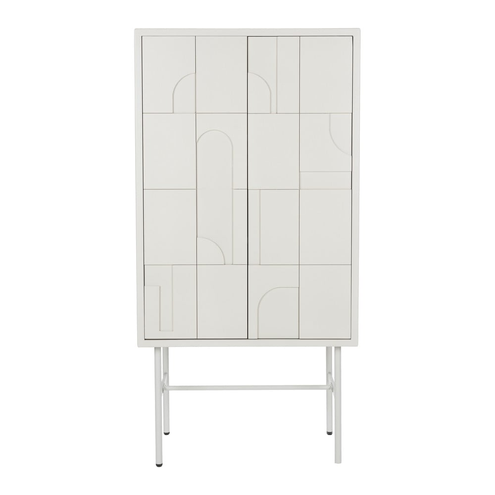 Világosszürke szekrény 70x140x40 cm Funk – White Label