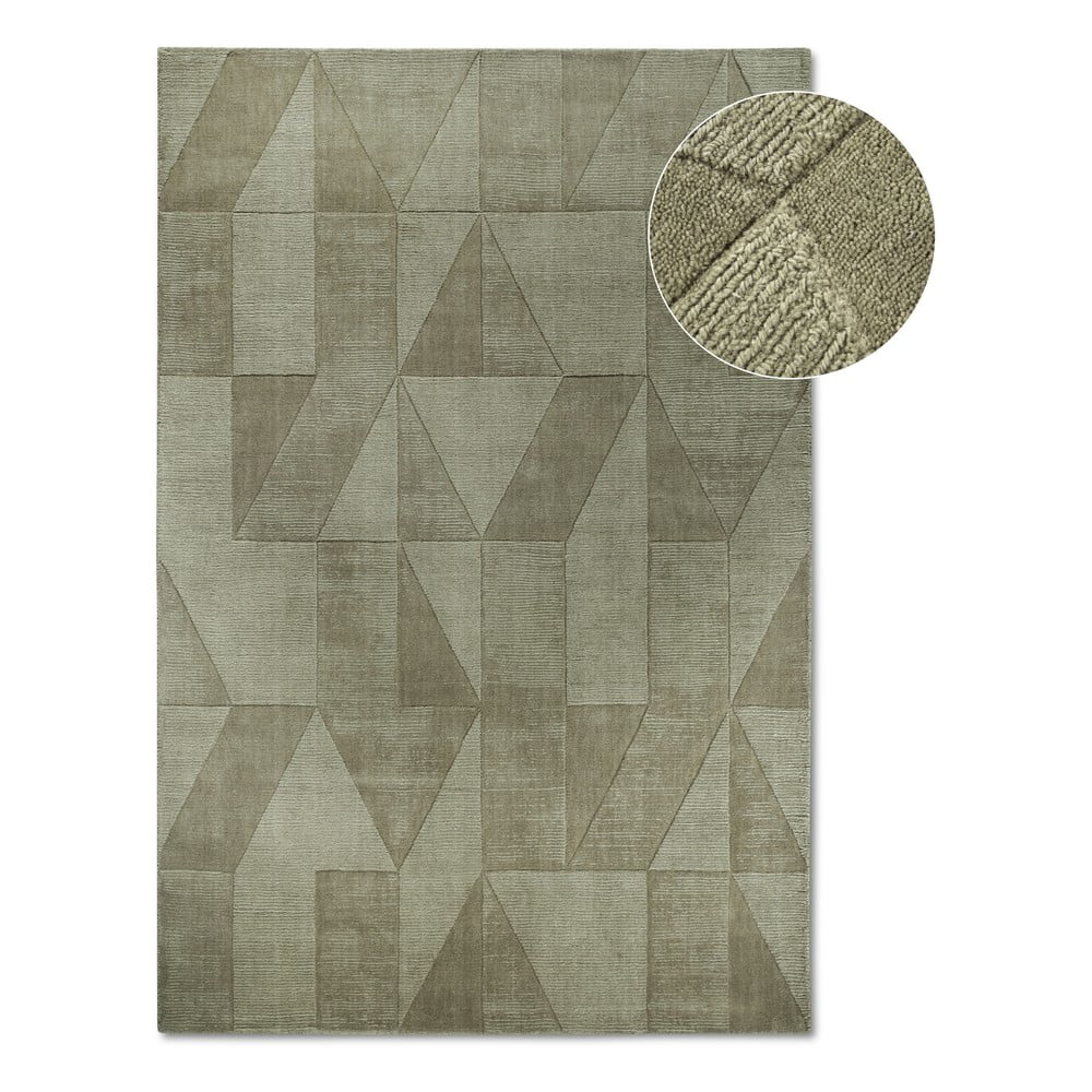 Zöld kézi szövésű gyapjú szőnyeg 190x280 cm Ursule – Villeroy&Boch