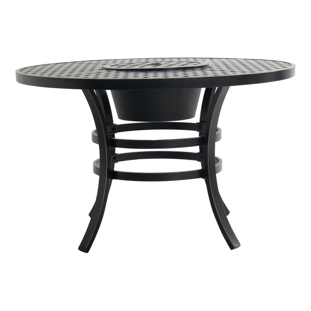 Alumínium kerek kerti étkezőasztal ø 120 cm Rosario – Hartman