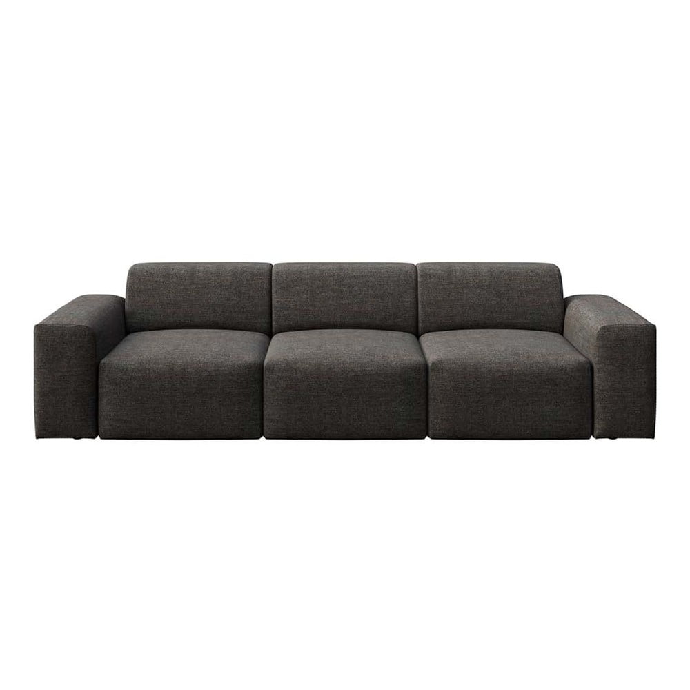 Antracitszürke kanapé 285 cm Villet – Rodier