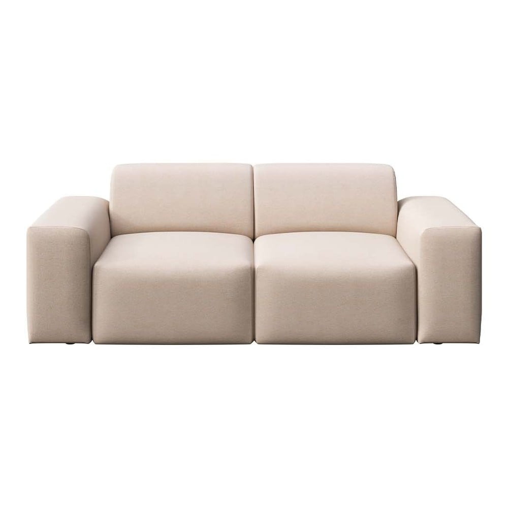 Bézs bársony kanapé 205 cm Villet – Rodier