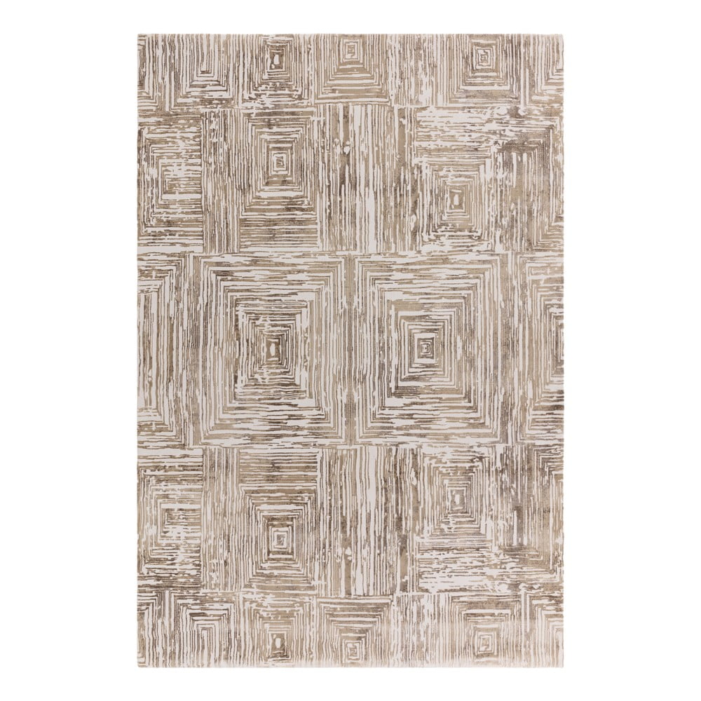 Bézs szőnyeg 160x230 cm Kuza Lines Beige – Asiatic Carpets