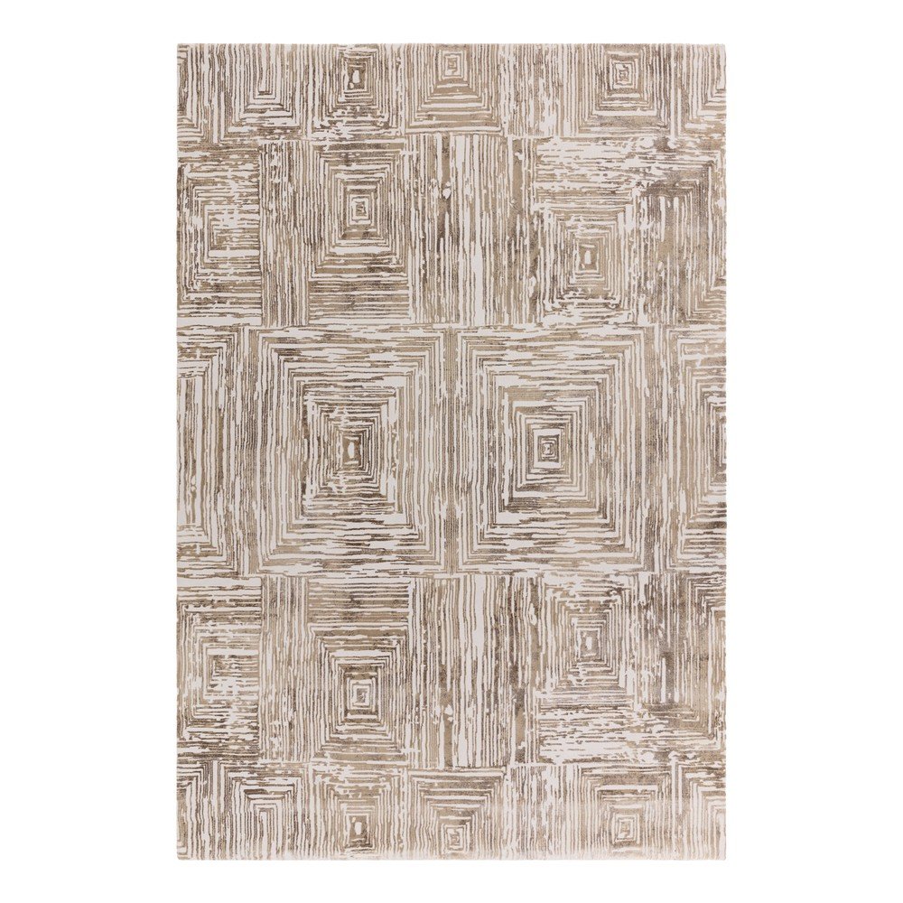Bézs szőnyeg 80x150 cm Kuza Lines Beige – Asiatic Carpets