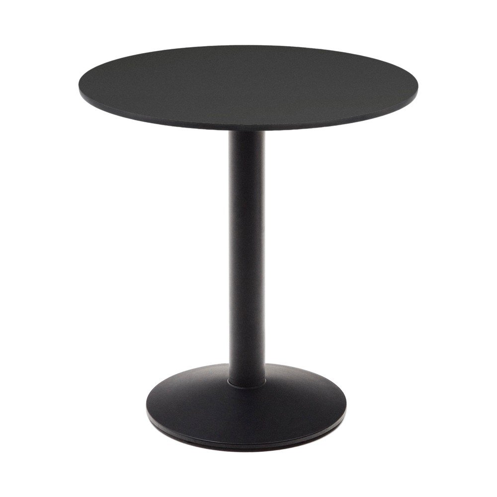 Fém kerek kerti étkezőasztal 68x68 cm Esilda – Kave Home