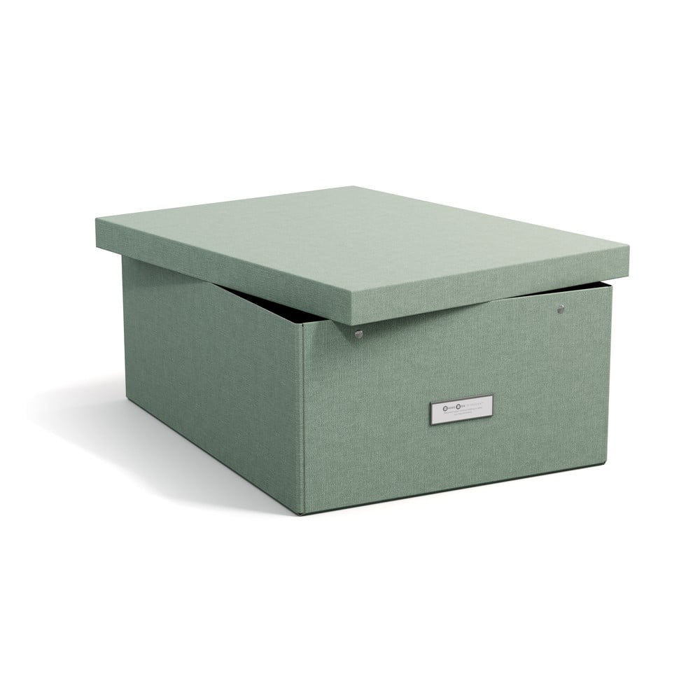 Kékeszöld fedeles karton tárolódoboz 34