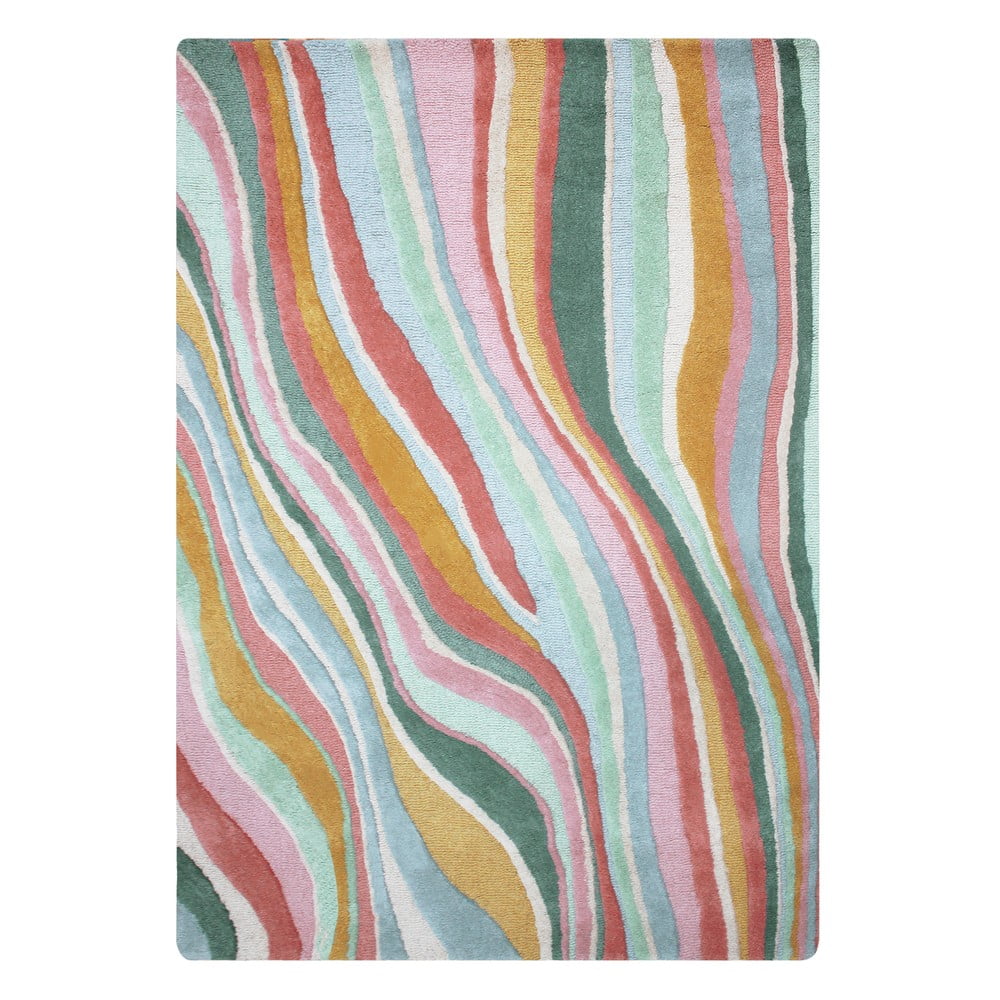 Kézi szövésű gyapjú szőnyeg 120x170 cm Abstract Flow – Flair Rugs