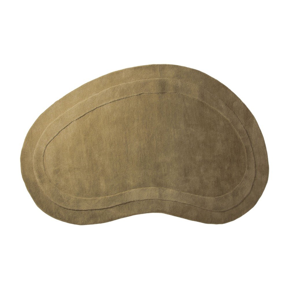 Khaki gyapjú szőnyeg 150x230 cm Cloria – Micadoni