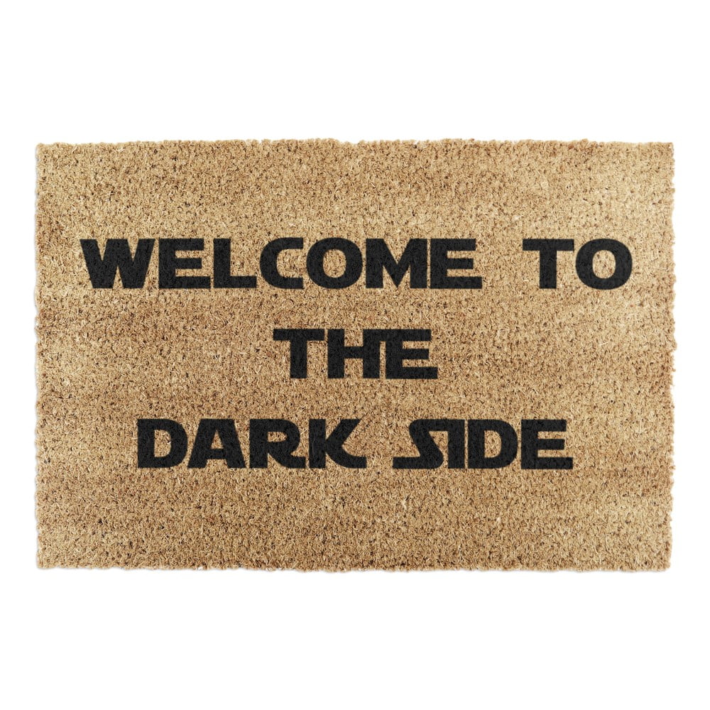Kókuszrost lábtörlő 40x60 cm Welcome to the Darkside – Artsy Doormats