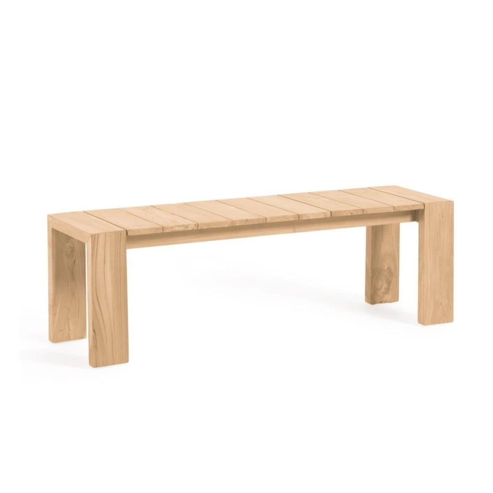 Natúr színű tömörfa kerti pad Victoire – Kave Home