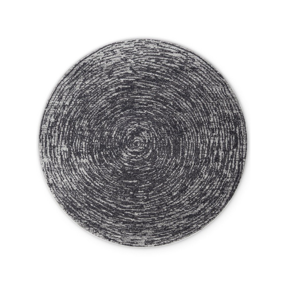 Szürke kerek szőnyeg ø 120 cm Gloria Cavallo – Hanse Home