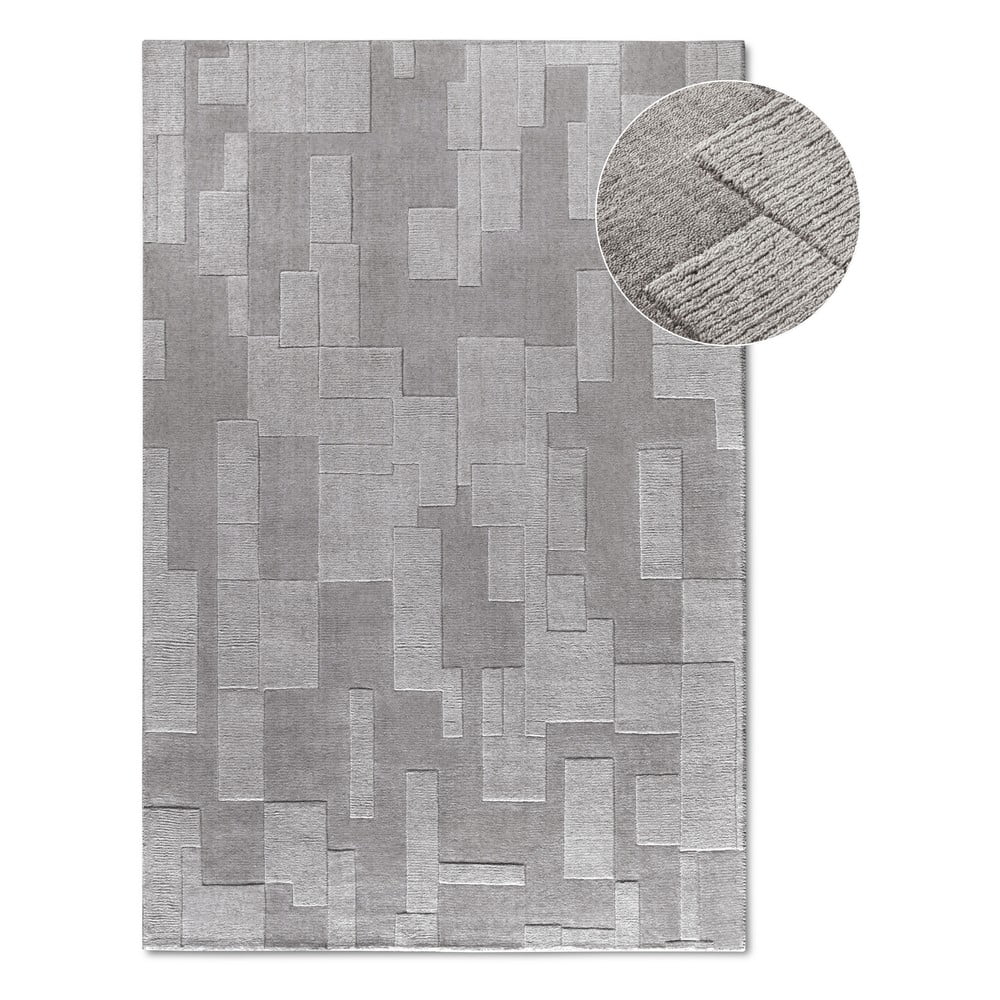 Szürke kézi szövésű gyapjú szőnyeg 160x230 cm Wilhelmine – Villeroy&Boch