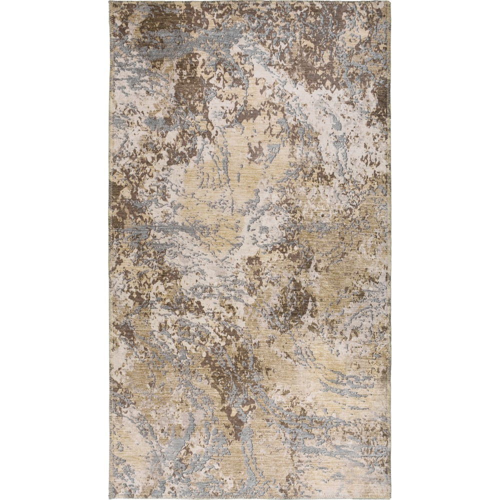 Világoskék-világosbarna mosható szőnyeg 120x180 cm Sandstorm – Vitaus