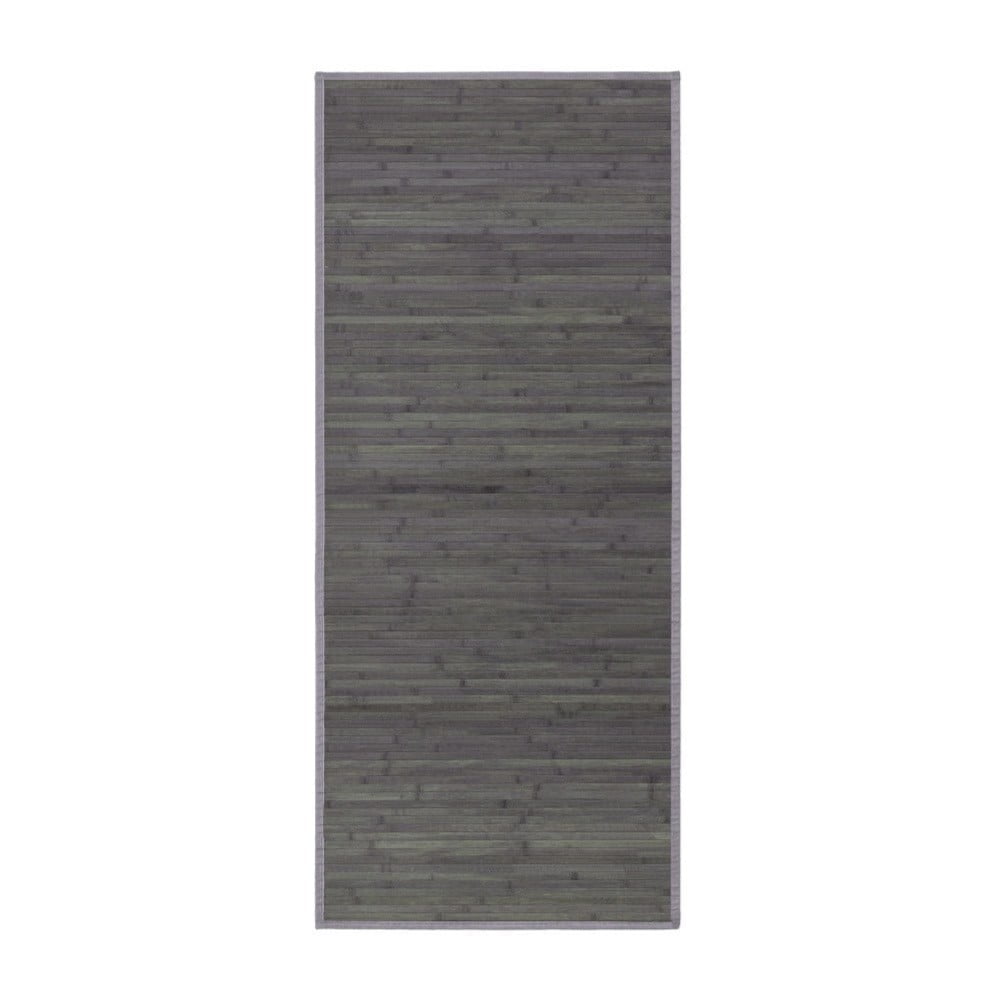 Zöld-szürke bambusz szőnyeg 75x175 cm – Casa Selección