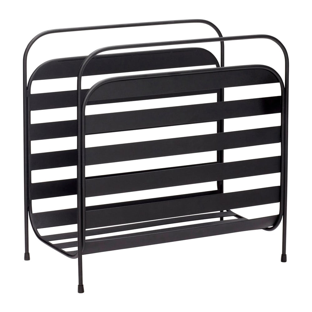 Carry fekete fém újságtartó állvány - Hübsch