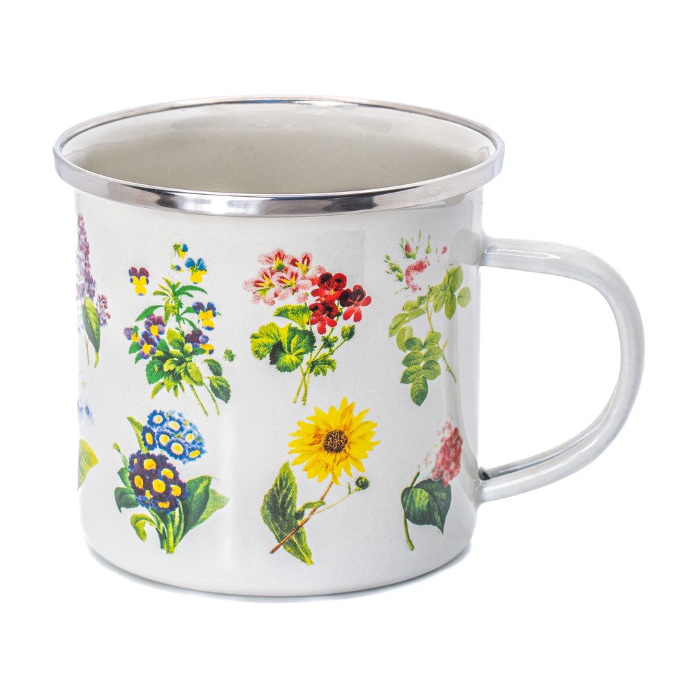 Fehér bögre 310 ml Vintage Flowers – Sass & Belle